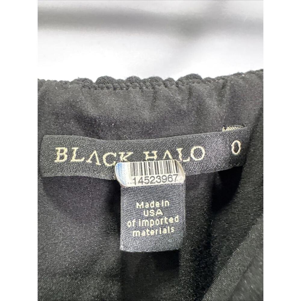 Black Halo Black Zorach Jumpsuit Size 0 with Minor Discoloration - Picture 6 of 8
